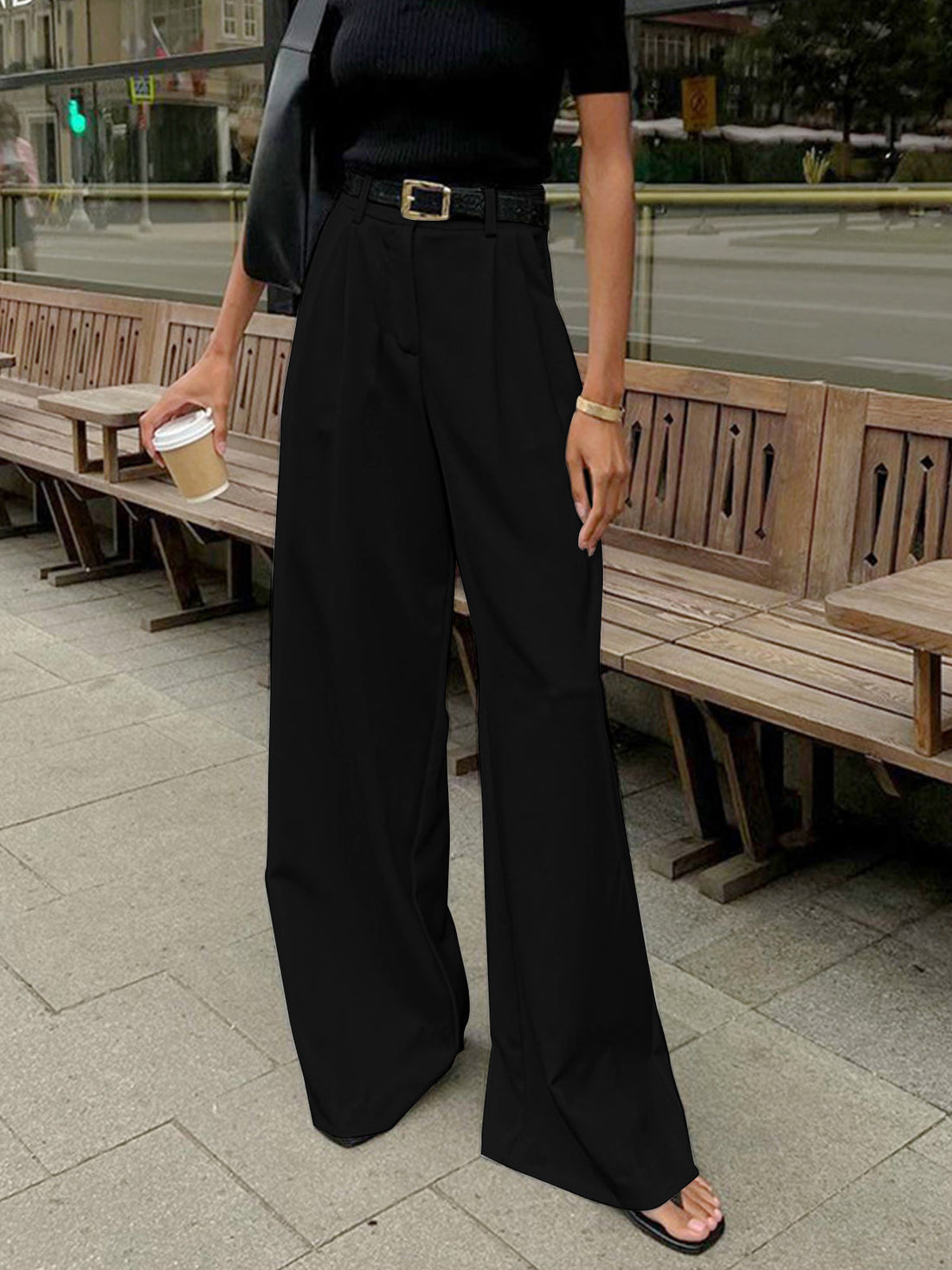 Jane | Wide Leg Broek – Soepel, Wijd & Veelzijdig