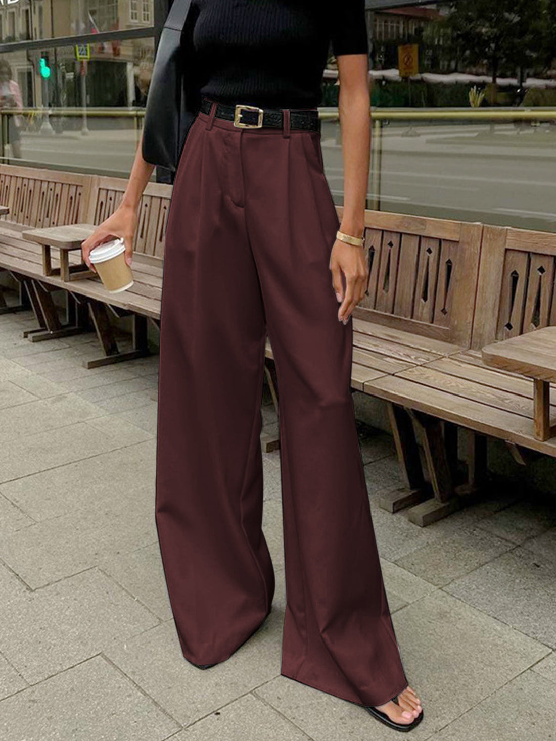 Jane | Wide Leg Broek – Soepel, Wijd & Veelzijdig