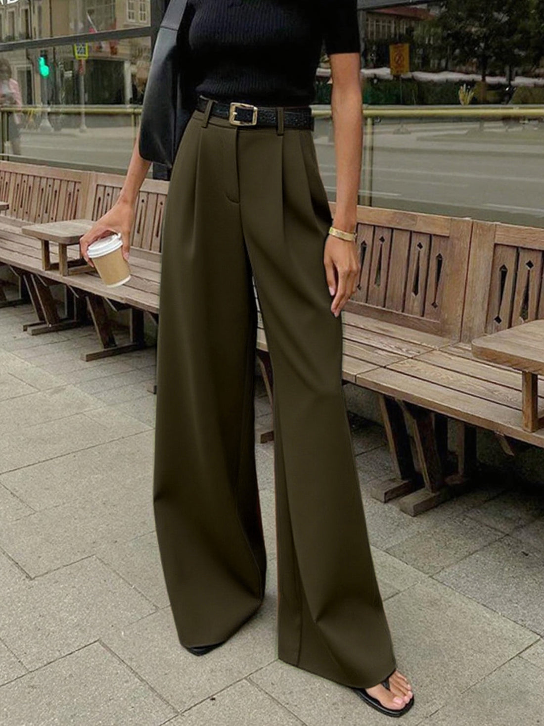 Jane | Wide Leg Broek – Soepel, Wijd & Veelzijdig