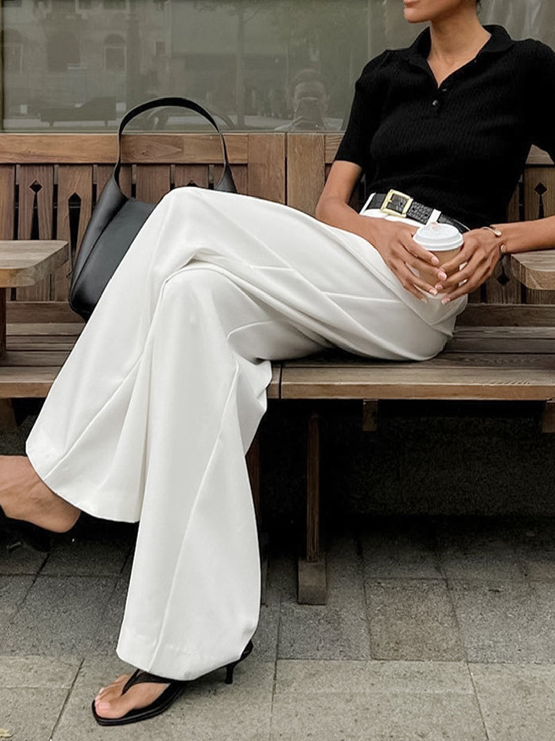 Jane | Wide Leg Broek – Soepel, Wijd &amp; Veelzijdig