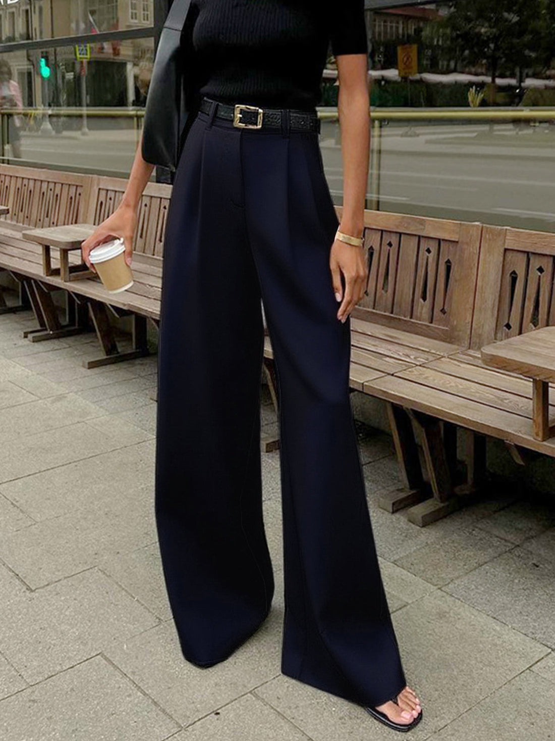 Jane | Wide Leg Broek – Soepel, Wijd &amp; Veelzijdig